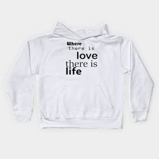 Where is the love Kids Hoodie